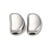 304 Stainless Steel Beads STAS-C128-02A-P-1