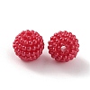 Opaque Resin Beads LS-RESI-WH0021-51A-1