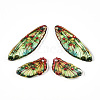 Epoxy Resin Butterfly Wing Pendants FIND-N005-65C-2