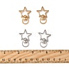 40Pcs 2 Colors Alloy Swivel Snap Hook Clasps FIND-FS0004-73C-5