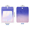 40Pcs Rectangle Glitter Holographic Plastic Resealable Packaging Bags ABAG-TA0001-97B-01-3