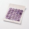 Natural Amethyst Gemstone Oval Cabochons X-G-J329-13-8x10mm-2