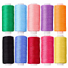 10Pcs 10 Colors Polyester Sewing Thread SENE-CY0001-05D-6