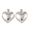 316 Stainless Steel Locket Pendants STAS-K321-12B-P-1