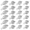 DICOSMETIC 32 Sets 4 Styles Rack Plating Brass Box Clasps KK-DC0003-08-1