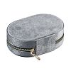 Italian Velvet Double Layers Jewelry Set Storage Zipper Boxes CON-G023-10B-2