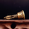 Brass Mini Altar Bells for Witchcraft Wiccan Altar Supplies PW-WG709FB-01-3