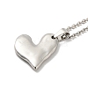 304 Stainless Steel Pendant Necklaces NJEW-G120-02P-2