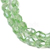 Transparent Electroplate Glass Beads Strands LS-EGLA-N013-T4mm-B13-3