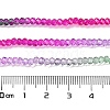 Transparent Painted Glass Beads Strands DGLA-A034-T2mm-A06-3