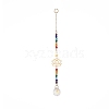 AB Color Teardrop Glass Suncatchers HJEW-JM00843-2
