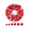 1Box ABS Plastic Imitation Pearl Dome Cabochons SACR-JP0001-01-1