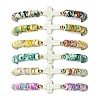 6Pcs Synthetic Turquoise Beads Stretch Bracelets BJEW-JB11406-2