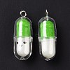 Translucent Plastic Pendants KY-L006-29D-3