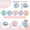 10pcs 5 colors Handmade Polymer Clay Beads CLAY-SC0002-19-2