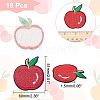 18Pcs Computerized Embroidery Cloth Iron On/Sew On Patches PATC-CA0001-01-2