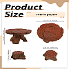 1 Bag Resin Tree Stump Chair & Table Set DJEW-LP0001-08-2