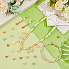 120Pcs 6 Colors Dyed Synthetic Coral Beads CORA-PH0001-01-4