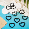10Pcs Spray Painted Alloy Pendants FIND-TA0010-47C-5