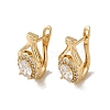 Brass Hoop Earrings EJEW-L271-13KCG-02-1