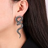 Alloy Snake Stud Earrings for Women PW-WG9FAD0-03-1