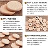 Unfinished Wooden Discs WOOD-WH0030-13-5