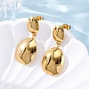 304 Stainless Steel Dangle Earrings for Women EJEW-L296-030G-3