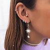 Yilisi DIY Moon & Star Drop Earring Making Kit DIY-YS0001-35-8