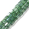 Electroplate Transparent Glass Beads Strands Pearl Luster Plated EGLA-H106-01A-PL08-1