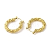 304 Stainless Steel Hoop Earrings for Women EJEW-B054-18G-02-2