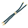 Cotton Cord Bracelet Making KK-F758-03M-G-2