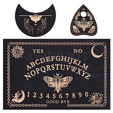 Wooden Witch Craft Sets DJEW-WH0063-30H