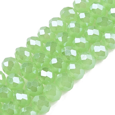 Electroplate Glass Beads Strands LS-EGLA-A044-J6mm-A08-1