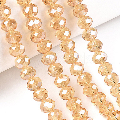 Electroplate Glass Beads Strands LS-EGLA-A034-T6mm-A30-1