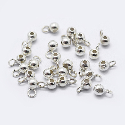 925 Sterling Silver Tube Bails STER-K167-047A-S-1