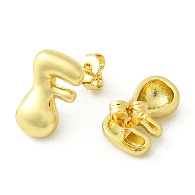 Rack Plating Brass Earrings EJEW-S222-01G-F-1