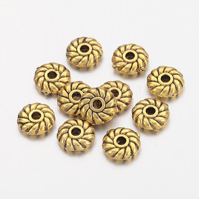 Tibetan Style Alloy Spacer Beads LS-X-GLF10764Y-NF-1