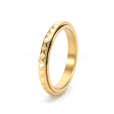 Rotatable Version Korean StyleRotatable Stainless Steel Finger Ring for Men PW-WGAB2A4-09-1