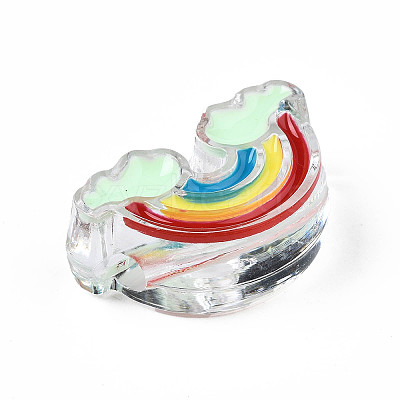 Transparent Acrylic Enamel Beads LS-OACR-N130-026-01-1