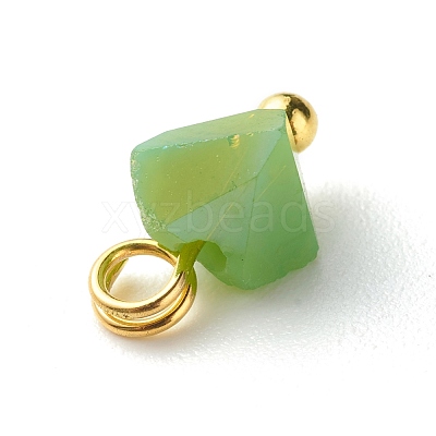 Electroplate Glass Charms PALLOY-JF00821-04-1