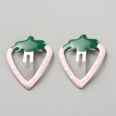Iron & Enamel Snap Hair Clips PHAR-WH20002-04A-01-1