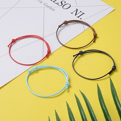 Korean Waxed Polyester Cord Bracelet Making AJEW-JB00011-1
