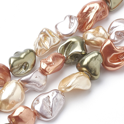 Shell Pearl Beads Strands PEAR-Q008-12A-1