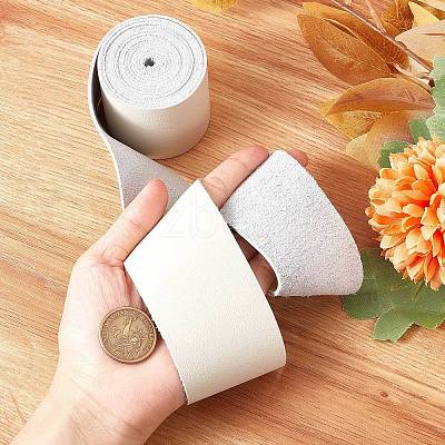 Flat Microfiber Imitation Leather Cord LC-WH0006-07D-06-1