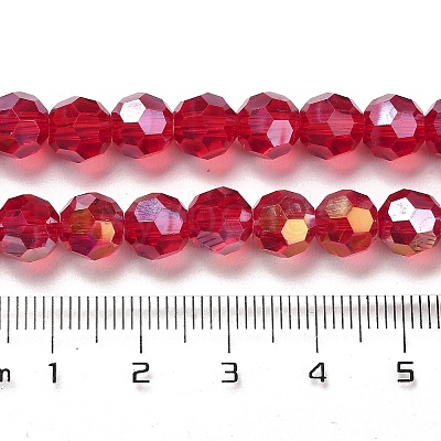 Transparent Glass Beads LS-EGLA-A035-T8mm-B07-1