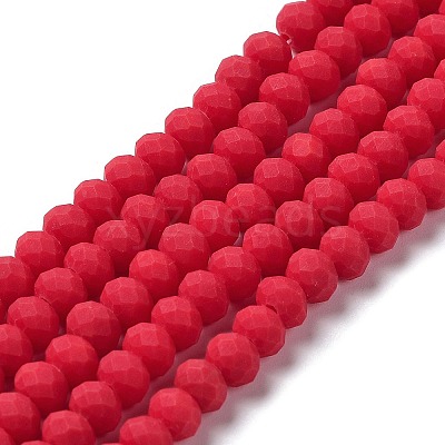 Glass Beads Strands EGLA-A034-P8mm-MD22-1
