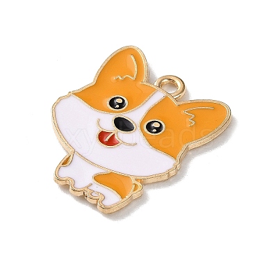 Alloy Enamel Pendants FIND-I047-01KCG-01-1