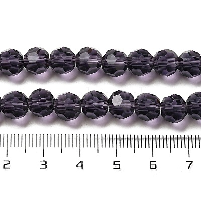 Transparent Glass Beads EGLA-A035-T8mm-D15-1