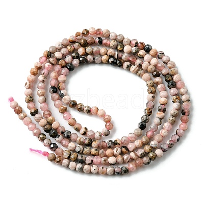 Natural Argentina Rhodonite Beads Strands G-M399-01A-1