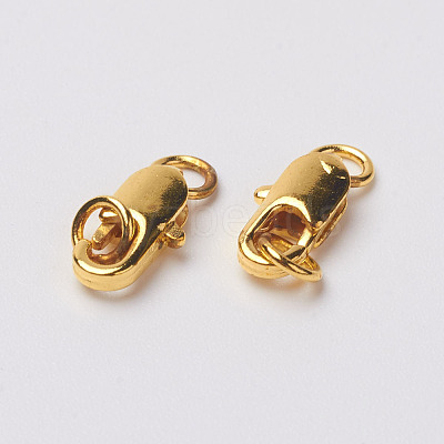 Brass Lobster Claw Clasps KK-I563-G-1